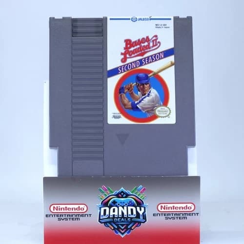 Bases Loaded 2 Second Season Authentic, Tested - NES