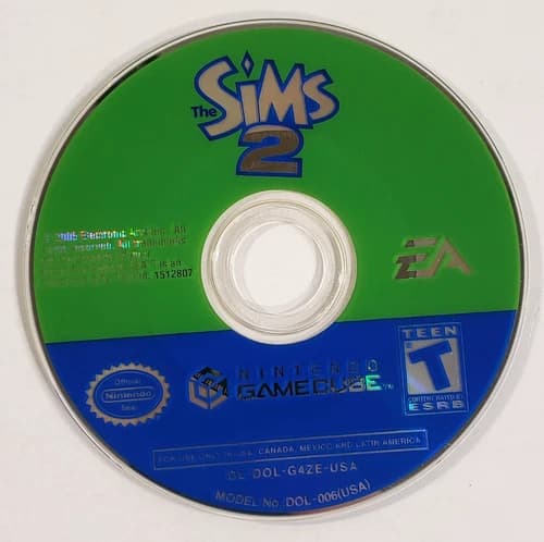 The Sims 2 (Nintendo GameCube, 2003) NGC Disc Only - Tested & Working