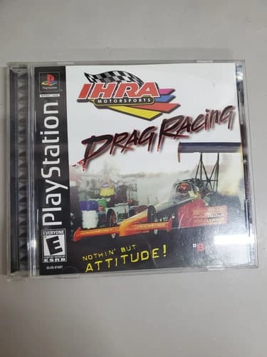 IHRA Motorsports Drag Racing Sony PlayStation 1 PS1 Complete Tested