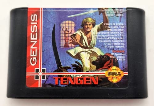 Prince of Persia (Sega Genesis, 1993) *Cart Only* Authentic Tested & Cleaned!
