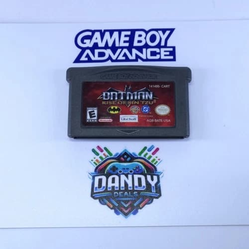 Batman Rise of Sin Tzu GBA Authentic, Tested - GameBoy Advance