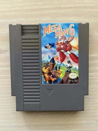Mega Man 6 - Nintendo -NES - Cart Only Tested Authentic