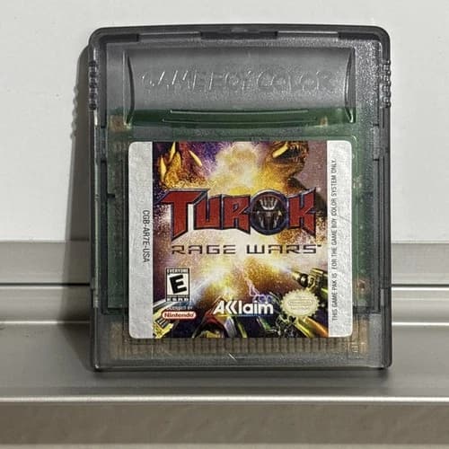 Turok: Rage Wars (Nintendo Game Boy Color, 1999) GBC Authentic, Tested