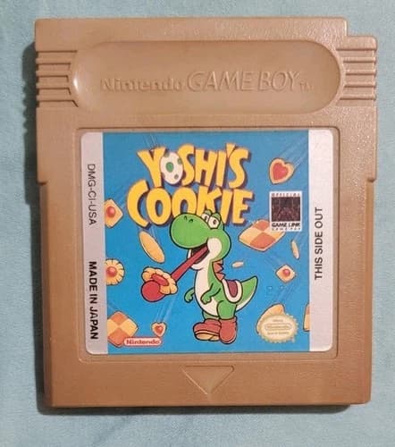 Yoshi's Cookie (Nintendo Game Boy, 1993) Tested and Working