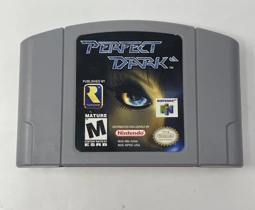 Perfect Dark (Nintendo 64 system) AUTHENTIC USA N64 Game - Tested