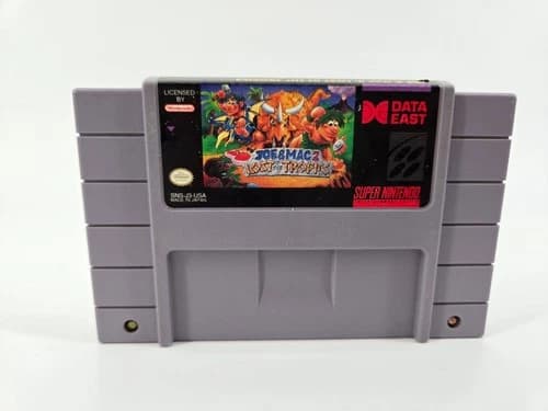 Joe & Mac 2: Lost in the Tropics (Super Nintendo, 1994) SNES and Authentic