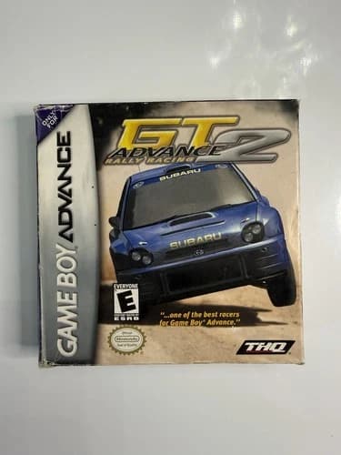 GT Advance 2: Rally Racing (Nintendo Game Boy Advance GBA) Complete CIB. Tested