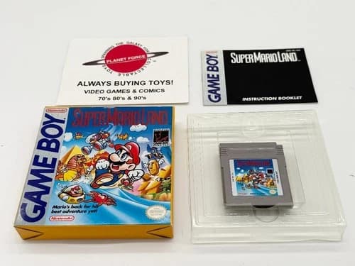Super Mario Land Complete CIB Nintendo GameBoy 1989 Video Game Works