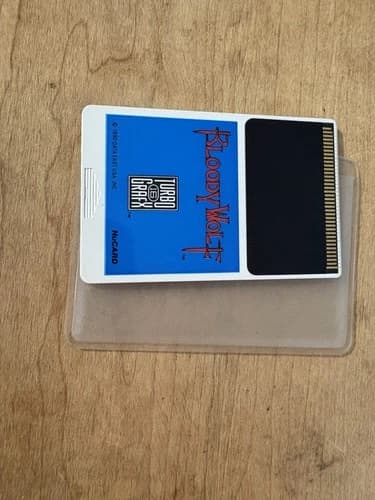 Bloody Wolf TurboGrafx 16 HuCard/Cartridge Only Authentic Tested Works