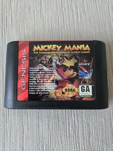 Mickey Mania: The Timeless Adventures of Mickey Mouse (Sega Genesis) Cart Only
