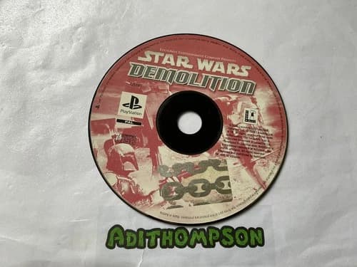 Star Wars demolition game ps1 sony playstation disc only
