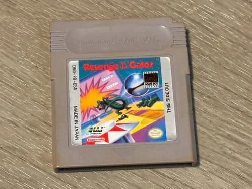 Revenge of the Gator Nintendo Game Boy Cleaned & Tested Authentic