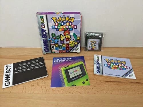 Pokemon Puzzle Challenge Gameboy Color CIB