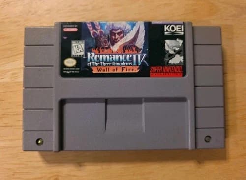 Romance of the Three Kingdoms IV: Wall of Fire (Super Nintendo, 1995)