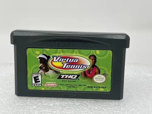 Nintendo Game Boy Advance Virtua Tennis Authentic Tested & Working GBA THQ 2002
