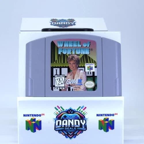 Wheel of Fortune N64 Authentic, Tested - Nintendo 64