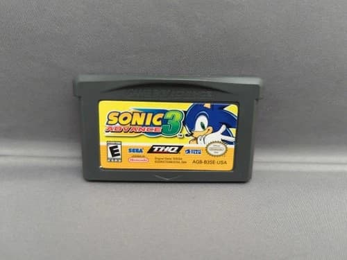 * Sonic Advance 3 (Nintendo GameBoy Advance GBA) Cartridge Only