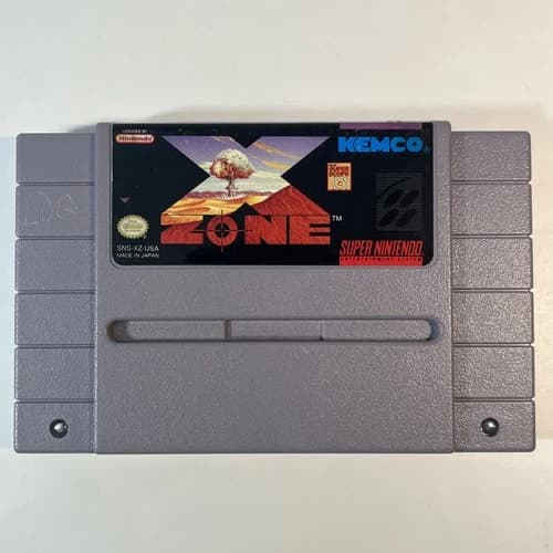 X-Zone SNES Game (Super Nintendo Entertainment System, 1992) Cleaned and Tested