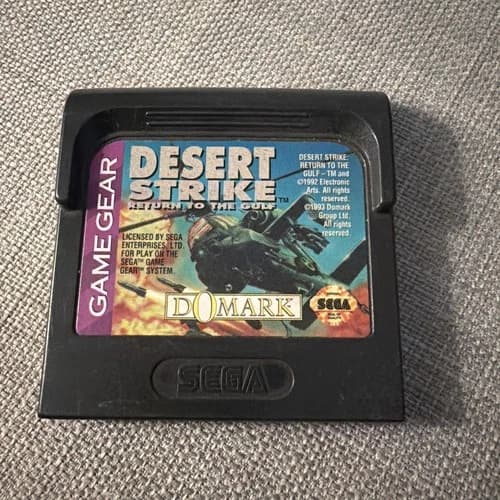 Desert Strike: Return to the Gulf (Sega Game Gear, 1992) Cartridge Only