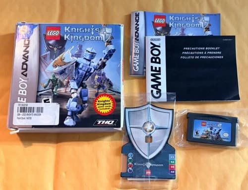 Lego Knights' Kingdom - Nintendo Game Boy Advance GBA - COMPLETE
