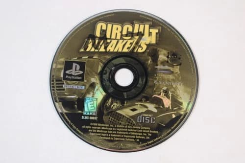 Circuit Breakers (Sony PlayStation 1, PS1, PSOne) Disc Only, no tracking