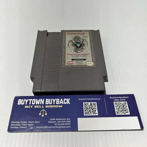 Wizardry Knight of Diamonds Master Series II (NES 1992) Cartridge Only