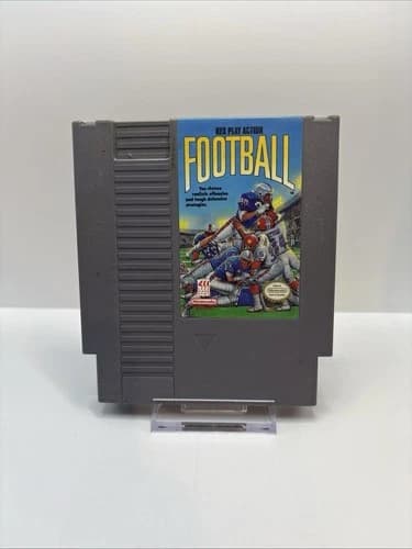 Play Action Football Nintendo Entertainment System NES Vintage Game Cartridge