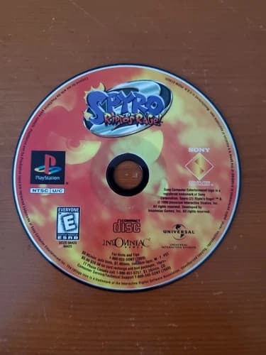Spyro 2: Ripto's Rage (Sony PlayStation 1 PS1) *DISC ONLY - TESTED*