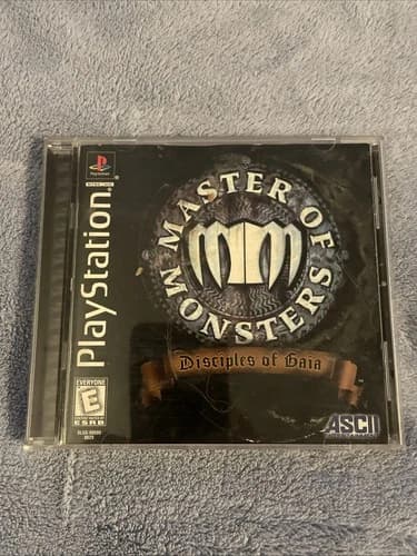 Master of Monsters: Disciples of Gaia PS1 CIB W/ Registration