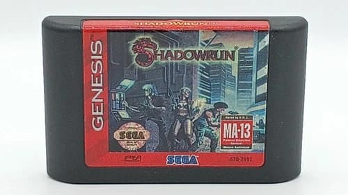 Shadowrun (Sega Genesis, 1994) Game Only