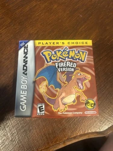 Nintendo Pokémon FireRed Version Player's Choice Game Boy Advance Complete