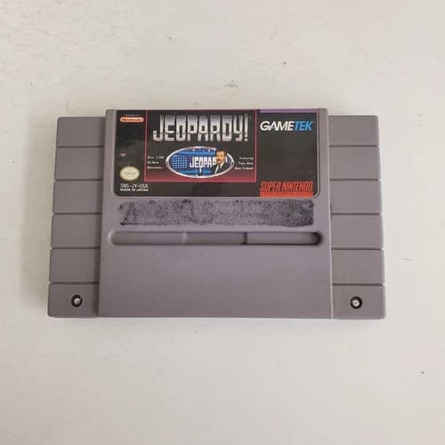 Jeopardy (Super Nintendo, SNES) - Cartridge Only