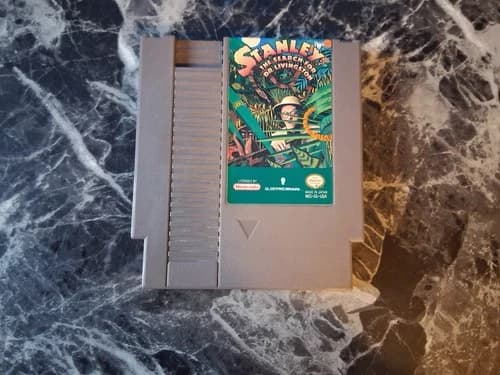 Stanley The Search for Dr. Livingston Nintendo NES Authentic Tested