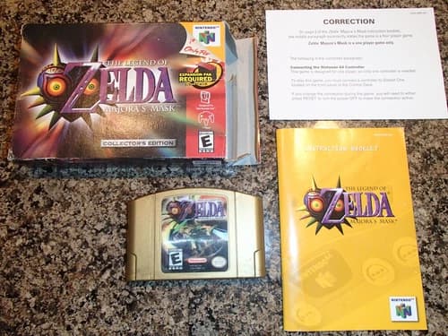 The Legend of Zelda: Majora’s Mask Nintendo 64 N64! Complete In Box!