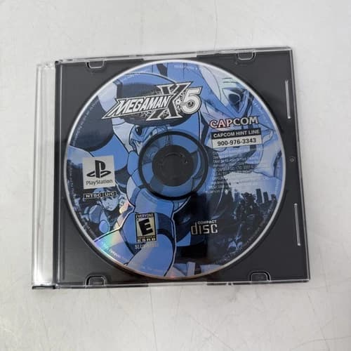 Mega Man X5 (2001) PlayStation PS1 Original NTSC Excellent Tested Disc Only