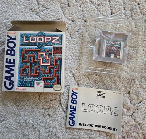 LoopZ (Original Nintendo Game Boy, 1991) Complete CIB
