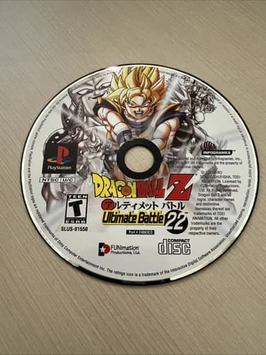 Dragon Ball Z: Ultimate Battle 22 PS1 (Playstation1, 2003) Disc Only