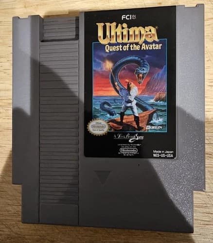 Ultima: Quest of the Avatar (Nintendo Entertainment System, 1990) Cart Only