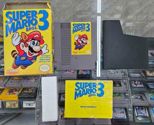 Super Mario Bros 3 Nintendo NES (1990) Complete In Box