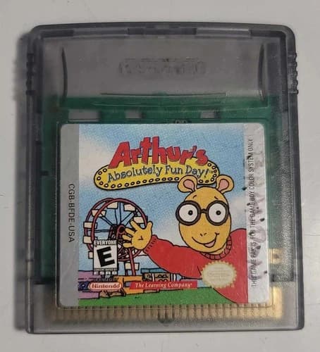 Arthur's Absolutely Fun Day (Nintendo Game Boy Color, 2000)