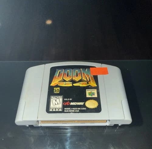 Doom 64 Nintendo 64 N64 Authentic OEM Cartridge - Tested Working