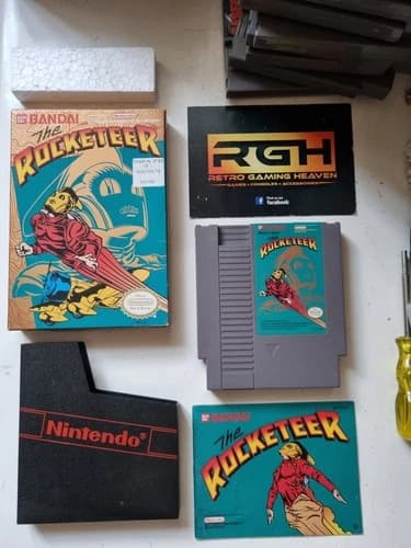 THE ROCKETEER NINTENDO NES USA GAME COMPLETE VERY GOOD CON