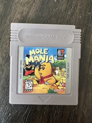 Nintendo Gameboy Game Only Mole Mania