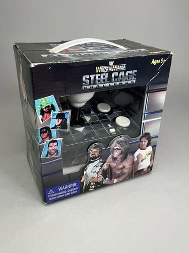 Wrestlemania Steel Cage Challenge Plug and Play TV Video Game Wrestling WWE WWF