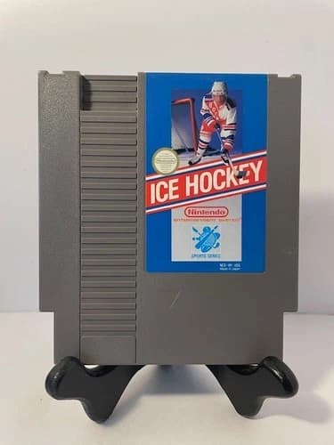 Ice Hockey (Nintendo NES) Cleaned Tested