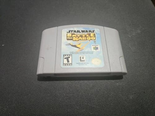 Star Wars Episode 1 Battle for Naboo Nintendo 64 N64 Authentic