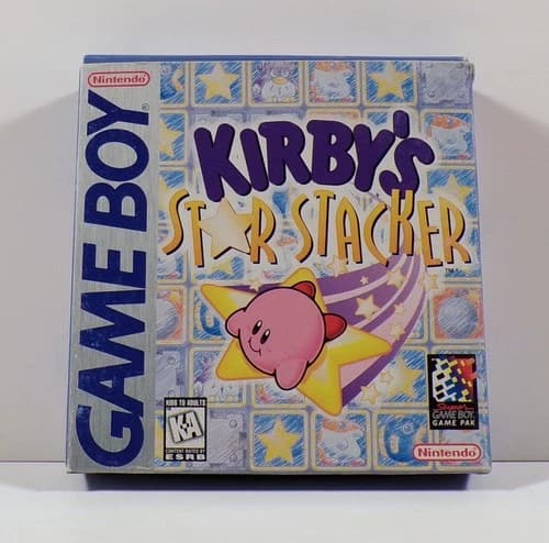 Kirby's Star Stacker, Nintendo Gameboy, Complete