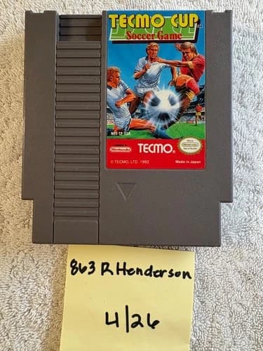 Tecmo Cup Soccer Nintendo NES Cart Only - Tested