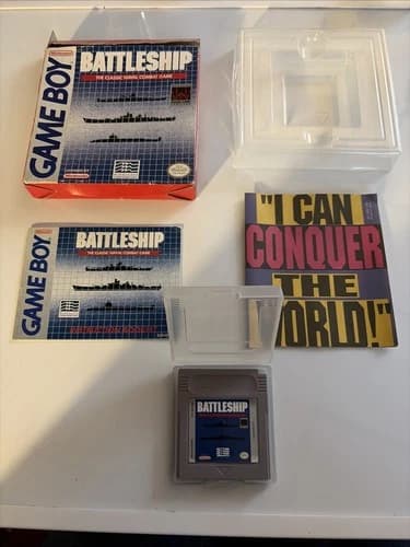 Battleship (Nintendo Game Boy, 1992) CIB