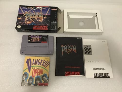 Raiden Trad (Super Nintendo SNES) - Complete w/ Manual and Inserts
